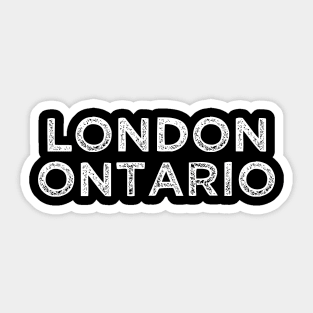 Faded London Ontario Sticker